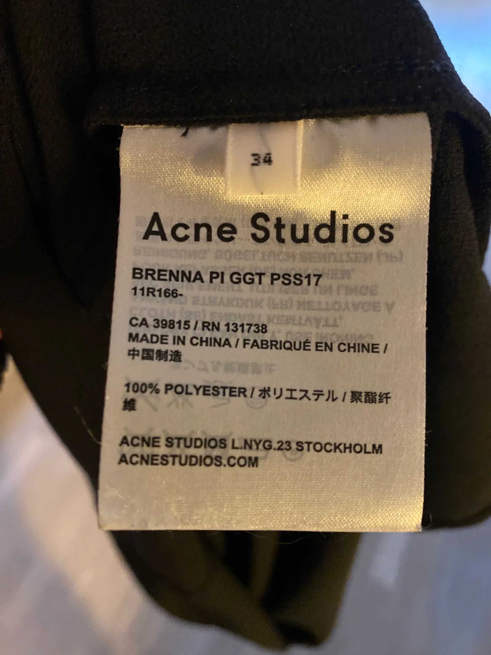 Acne Studios Acne Studios Brenna Blouse Size XS / US 0-2 / IT 36-38 - 4 Thumbnail