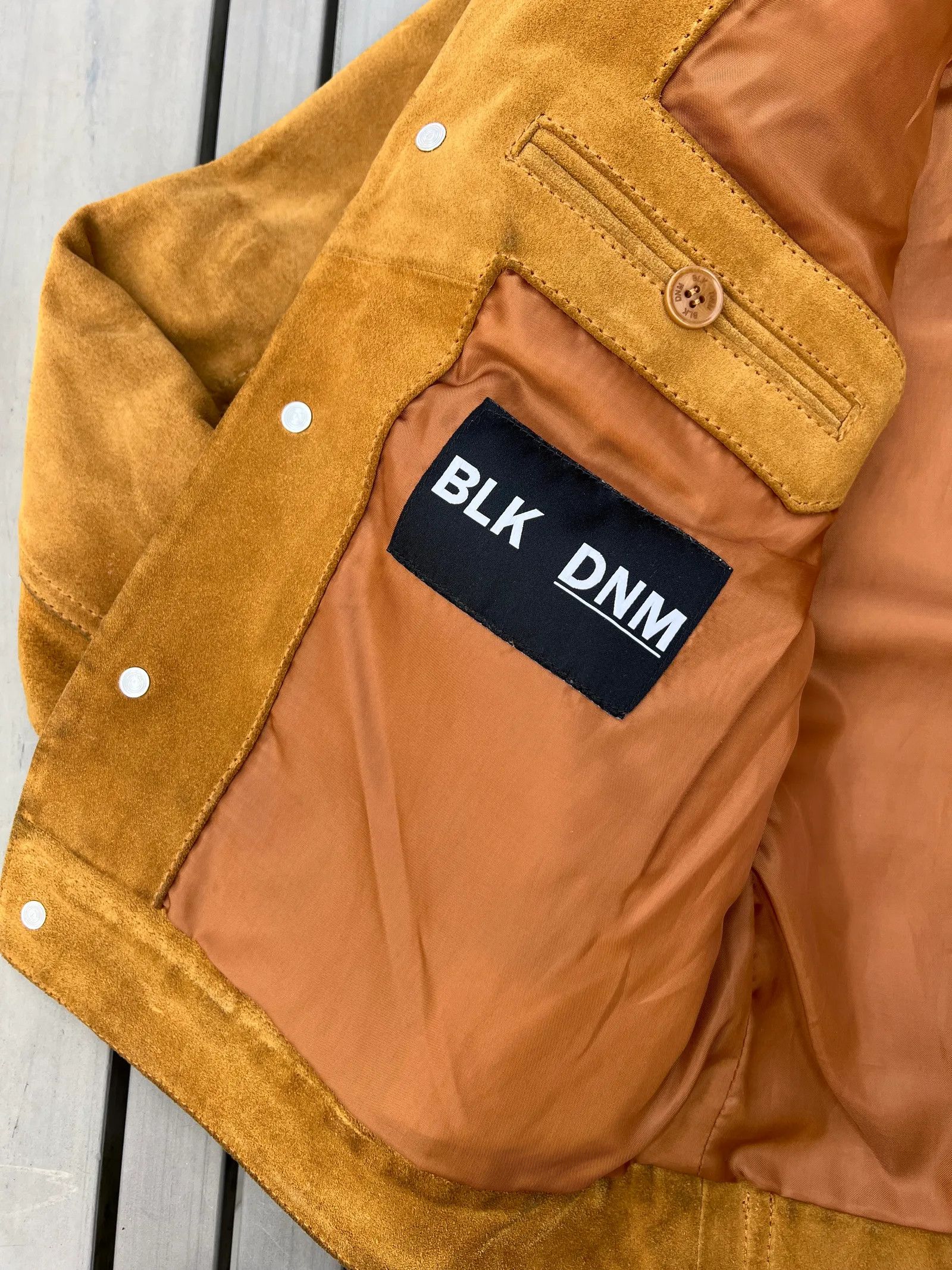 Blk Dnm Blk Dnm Leather Jacket Size XS / US 0-2 / IT 36-38 - 2 Thumbnail