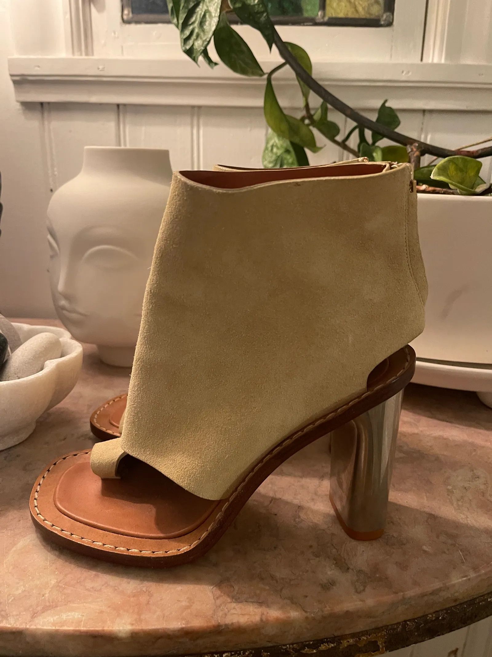 Celine Céline Celine Bam Bam sandal Heels Size US 7 / IT 37 - 4 Thumbnail