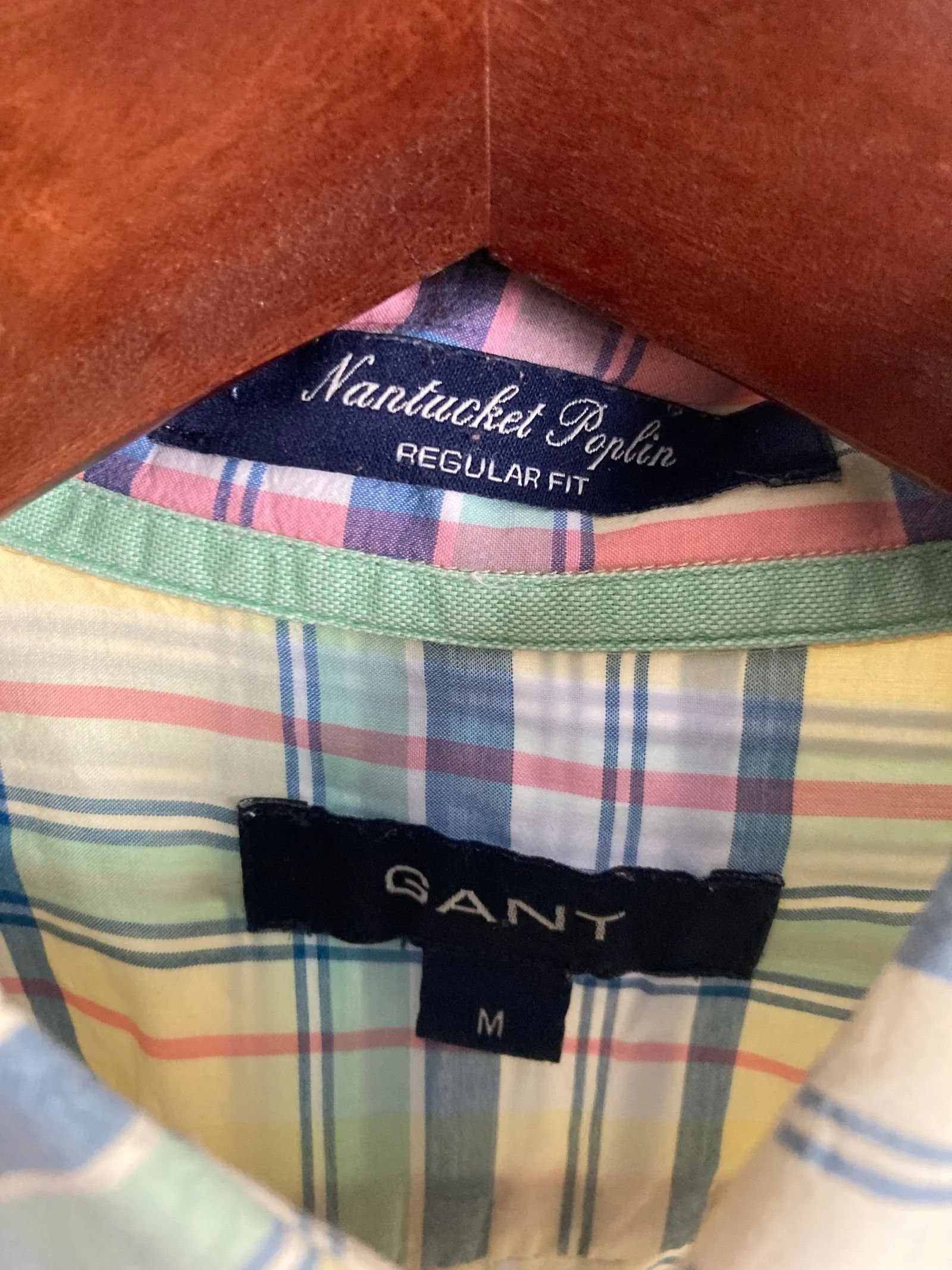 Gant Gant GANT Nantucket Poplin Regular Fit Shirt Size US M / EU 48-50 / 2 - 2 Thumbnail