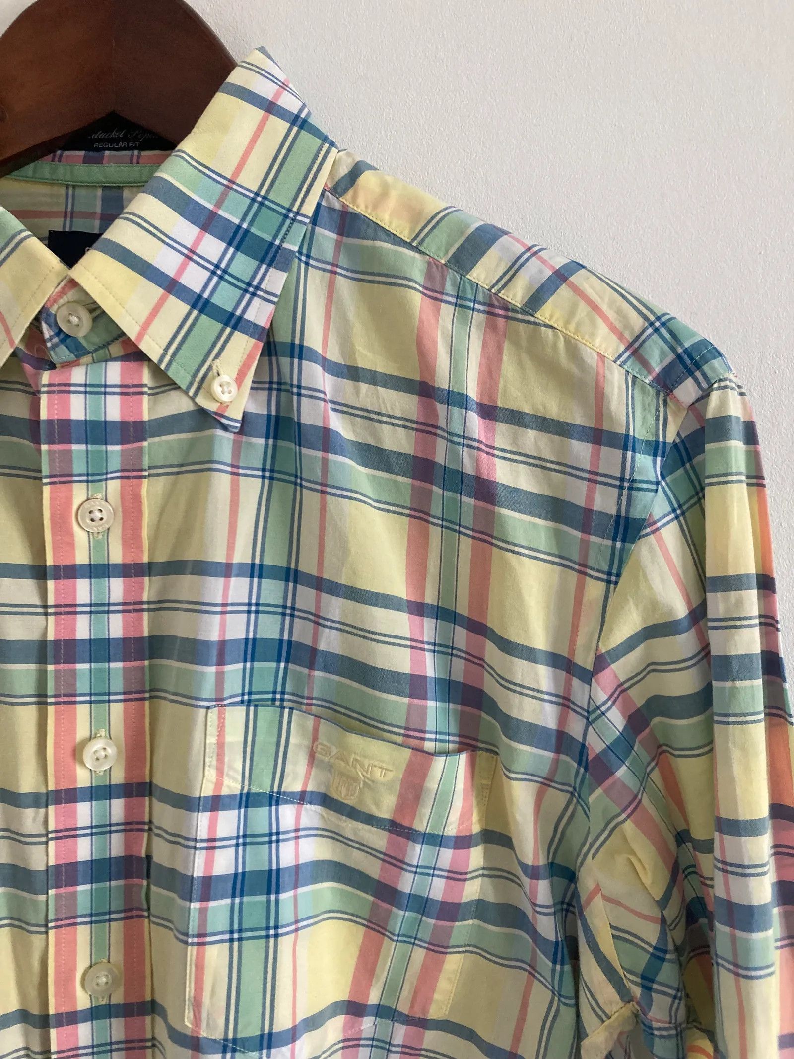 Gant Gant GANT Nantucket Poplin Regular Fit Shirt Size US M / EU 48-50 / 2 - 3 Thumbnail