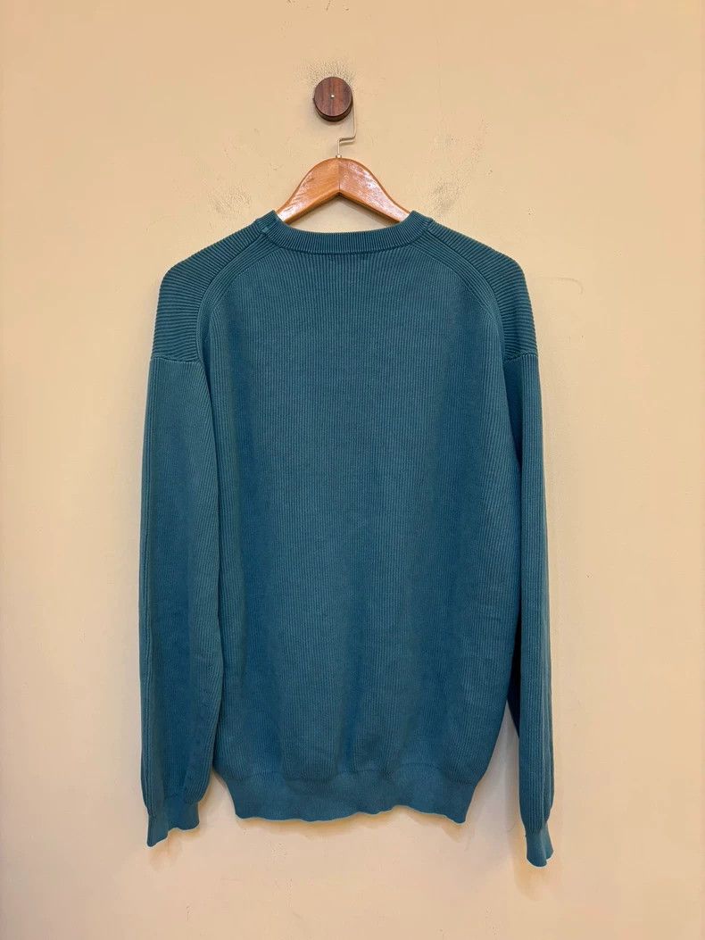 Loro Piana Blue Tie-Dye Knit Sweater Size US XL / EU 56 / 4 - 8 Thumbnail