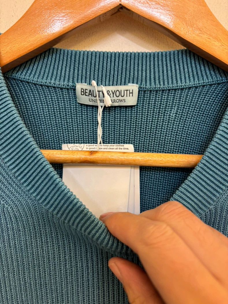 Loro Piana Blue Tie-Dye Knit Sweater Size US XL / EU 56 / 4 - 2 Thumbnail