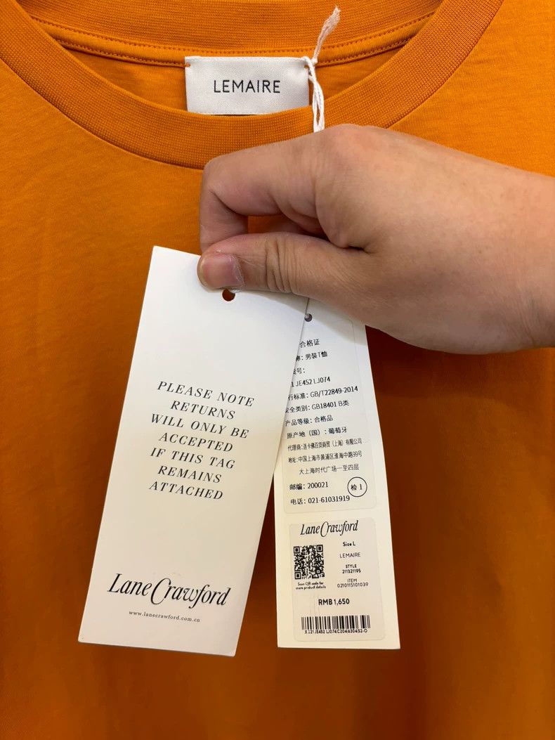 Lemaire Lemaire Side Button T-Shirt Size US L / EU 52-54 / 3 - 3 Thumbnail