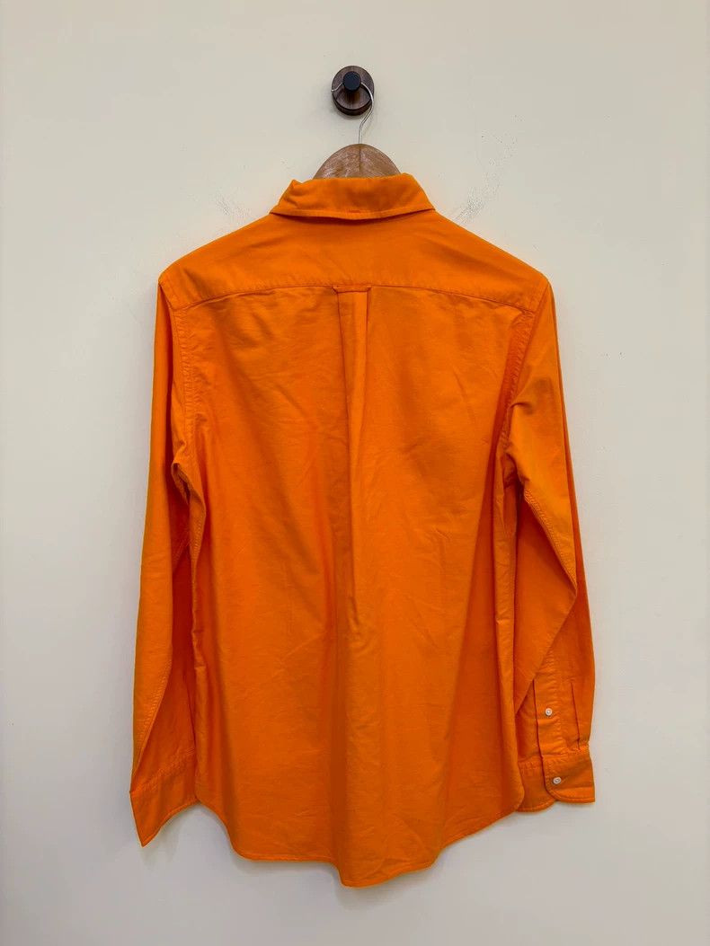ADAM ET ROPE Slim Fit Orange Oxford Button-Up Shirt Size US L / EU 52-54 / 3 - 8 Thumbnail