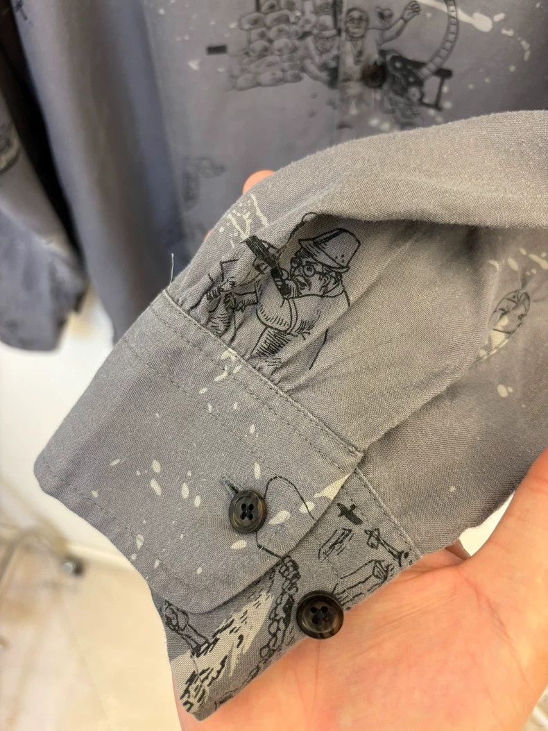 Porter Classic Long Sleeve Printed Shirt by Porter Classic Size US L / EU 52-54 / 3 - 6 Thumbnail