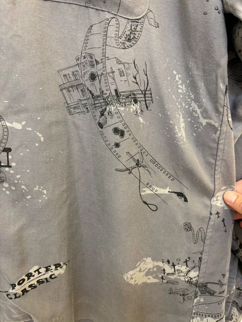 Porter Classic Long Sleeve Printed Shirt by Porter Classic Size US L / EU 52-54 / 3 - 5 Thumbnail