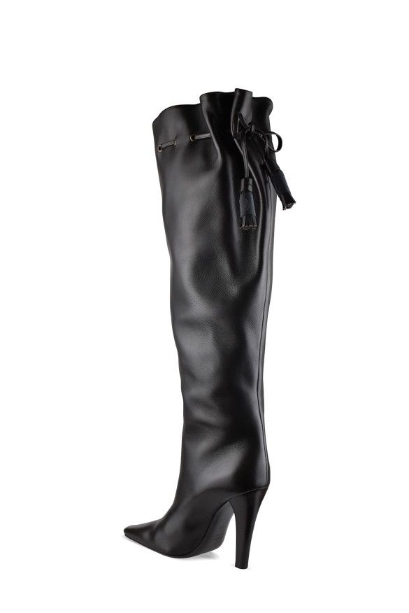 Saint Laurent Paris Gathered boots Size US 8 / IT 38 - 3 Thumbnail