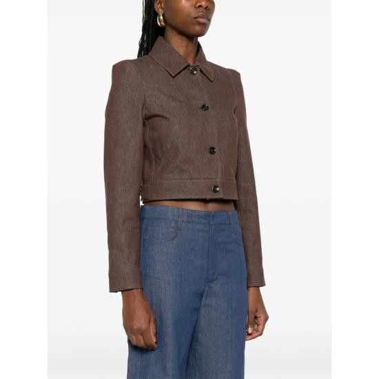 Max Mara MAX MARA Women Jackets CARPA 742 002 BROWN Size XS / US 0-2 / IT 36-38 - 3 Thumbnail