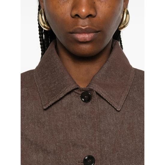 Max Mara MAX MARA Women Jackets CARPA 742 002 BROWN Size S / US 4 / IT 40 - 2 Thumbnail