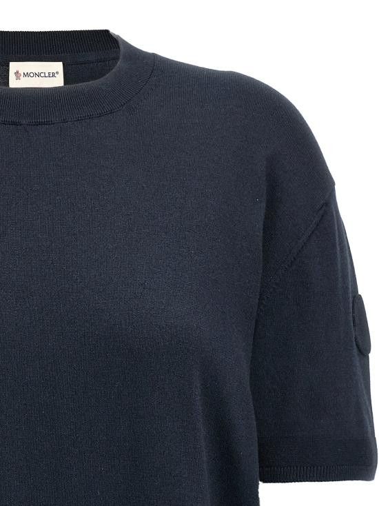 Moncler MONCLER Men T-Shirts K10919C00011M6329 742 BLUE Size US XL / EU 56 / 4 - 3 Thumbnail