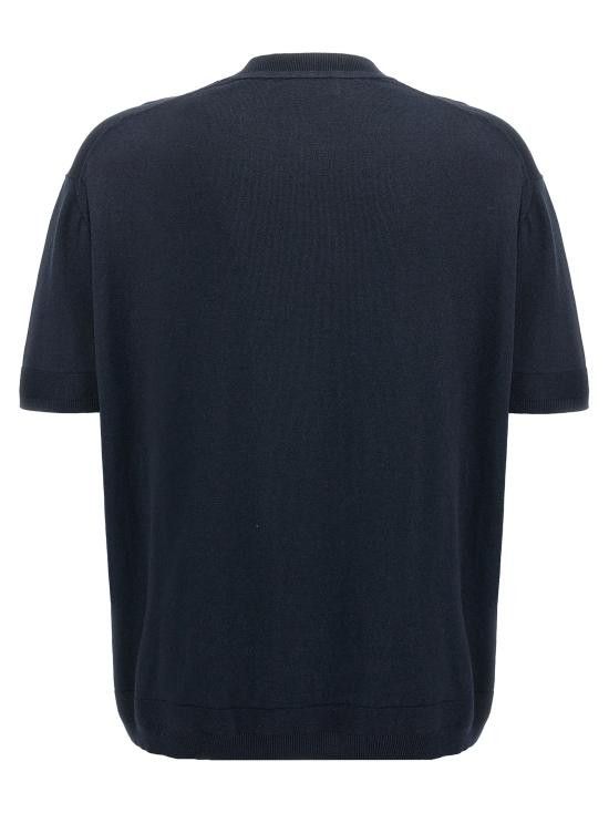 Moncler MONCLER Men T-Shirts K10919C00011M6329 742 BLUE Size US XL / EU 56 / 4 - 2 Thumbnail