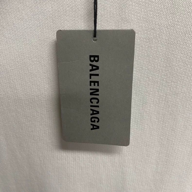 Balenciaga Balenciaga White Logo Hoodie Size US M / EU 48-50 / 2 - 5 Thumbnail