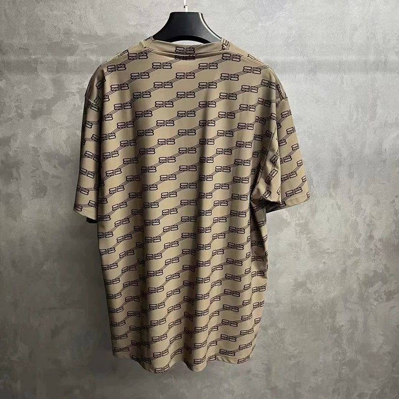 Balenciaga Brown Logo Print Short Sleeve T-Shirt Size US XS / EU 42 / 0 - 6 Thumbnail