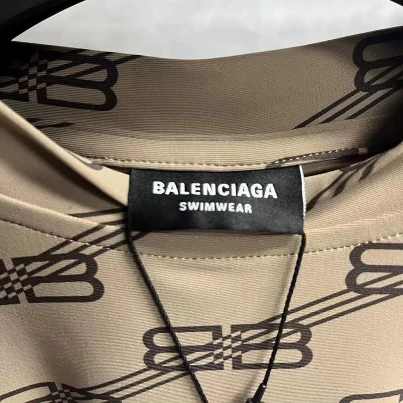 Balenciaga Brown Logo Print Short Sleeve T-Shirt Size US XS / EU 42 / 0 - 7 Thumbnail