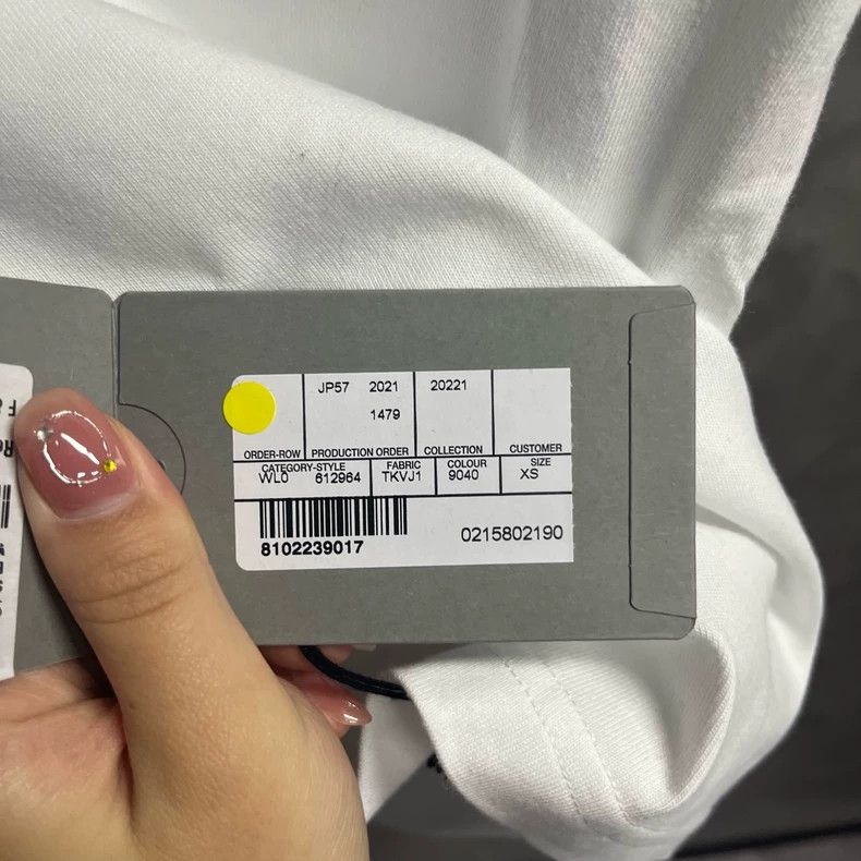 Balenciaga Balenciaga White Logo Print Short Sleeve T-Shirt Size US XS / EU 42 / 0 - 5 Thumbnail