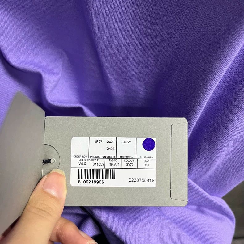 Balenciaga Balenciaga Purple Logo Print Short Sleeve T-shirt Size US XS / EU 42 / 0 - 5 Thumbnail