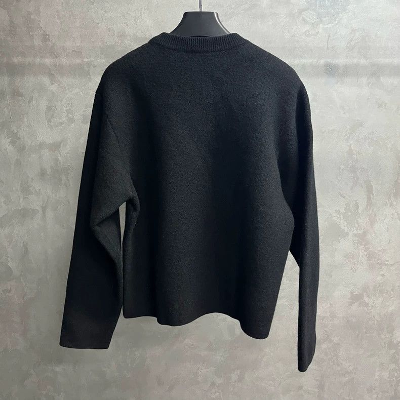 Balenciaga Balenciaga Black Logo Knit Sweater Size US S / EU 44-46 / 1 - 5 Thumbnail