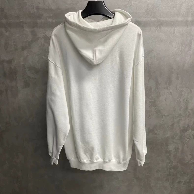 Balenciaga White Logo Hoodie from Balenciaga Size US XS / EU 42 / 0 - 2 Thumbnail
