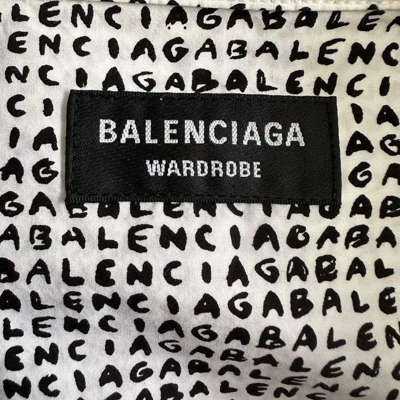 Balenciaga Balenciaga Logo Long Sleeve Shirt Size US M / EU 48-50 / 2 - 5 Thumbnail