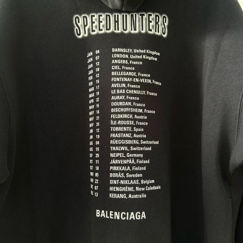 Balenciaga Balenciaga Speedhunters Hoodie with Prints Size US XS / EU 42 / 0 - 4 Thumbnail