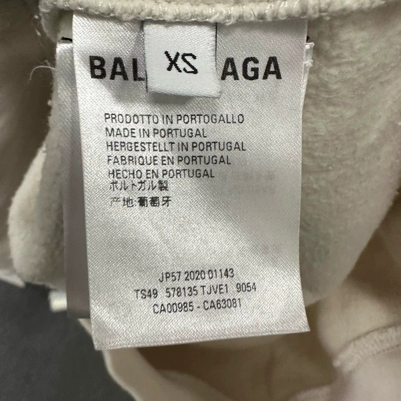 Balenciaga Balenciaga FW21 Hoodie with Embroidered Logo Size US XS / EU 42 / 0 - 7 Thumbnail
