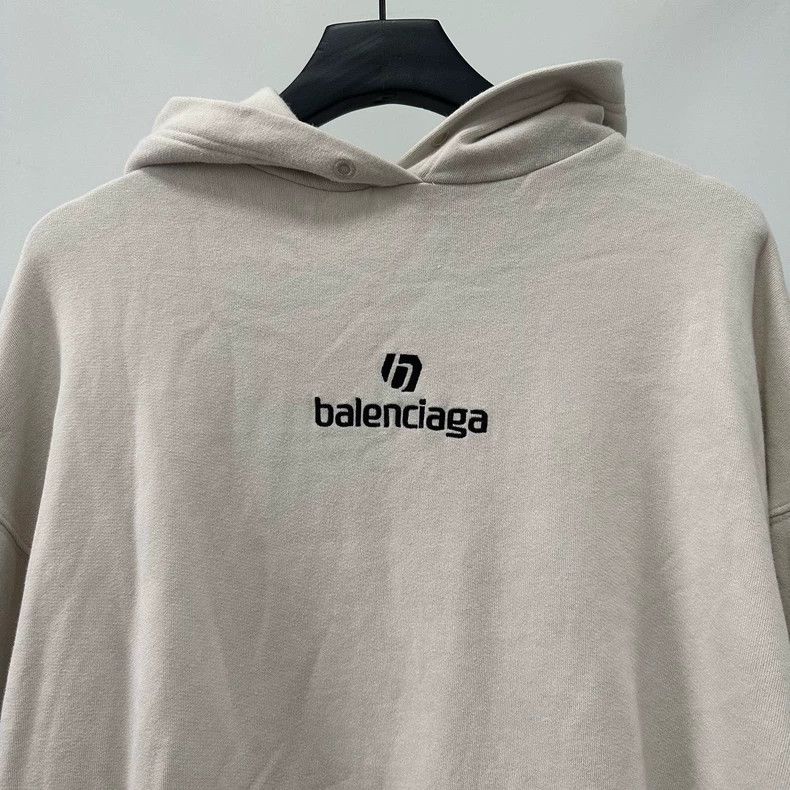 Balenciaga Balenciaga FW21 Hoodie with Embroidered Logo Size US XS / EU 42 / 0 - 3 Thumbnail
