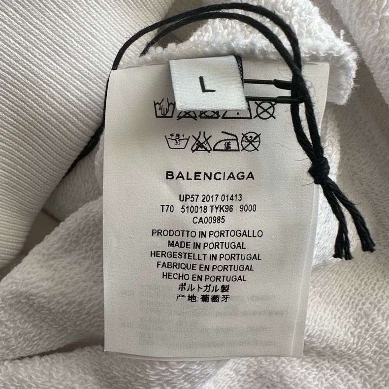 Balenciaga Balenciaga Kering Logo Hooded Sweatshirt Size US L / EU 52-54 / 3 - 7 Thumbnail