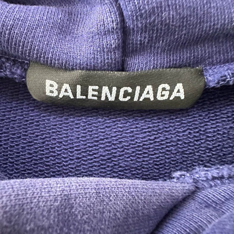 Balenciaga Balenciaga Logo Hooded Sweatshirt Size US S / EU 44-46 / 1 - 6 Thumbnail