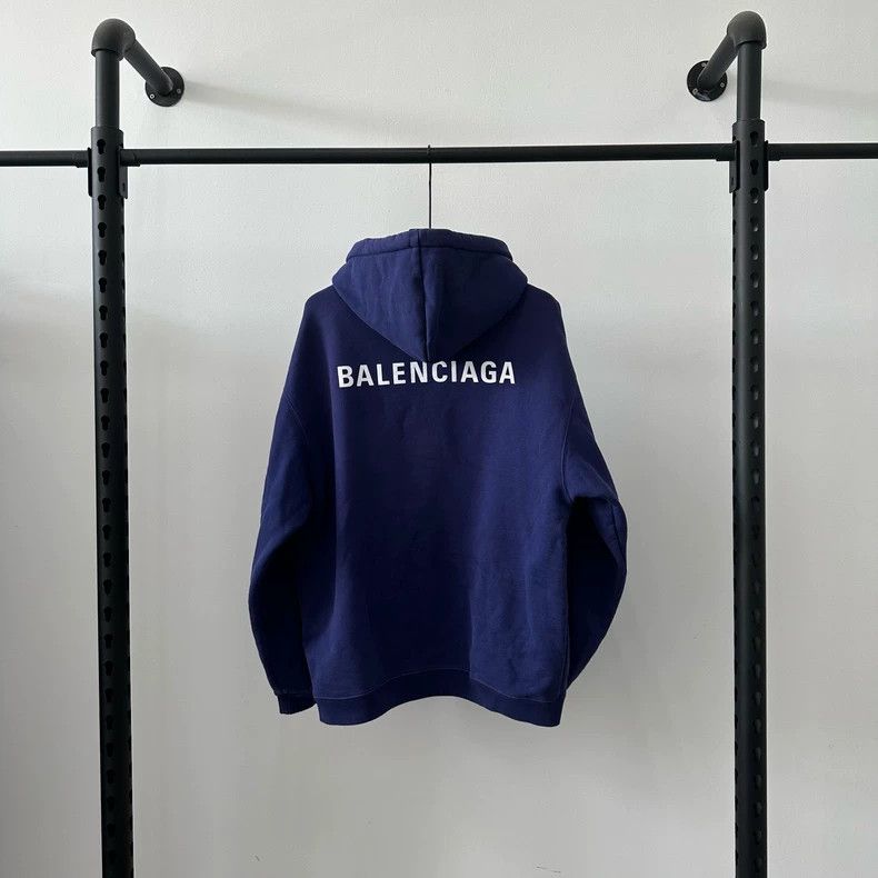Balenciaga Balenciaga Logo Hooded Sweatshirt Size US S / EU 44-46 / 1 - 2 Thumbnail