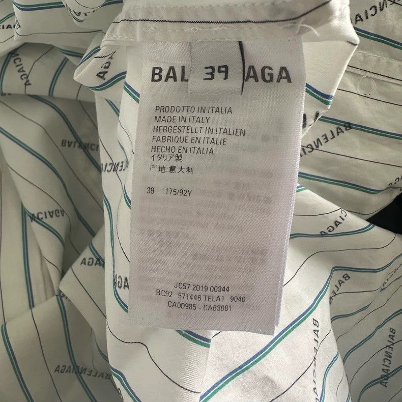 Balenciaga Short Sleeve Logo Shirt by Balenciaga Size US M / EU 48-50 / 2 - 5 Thumbnail