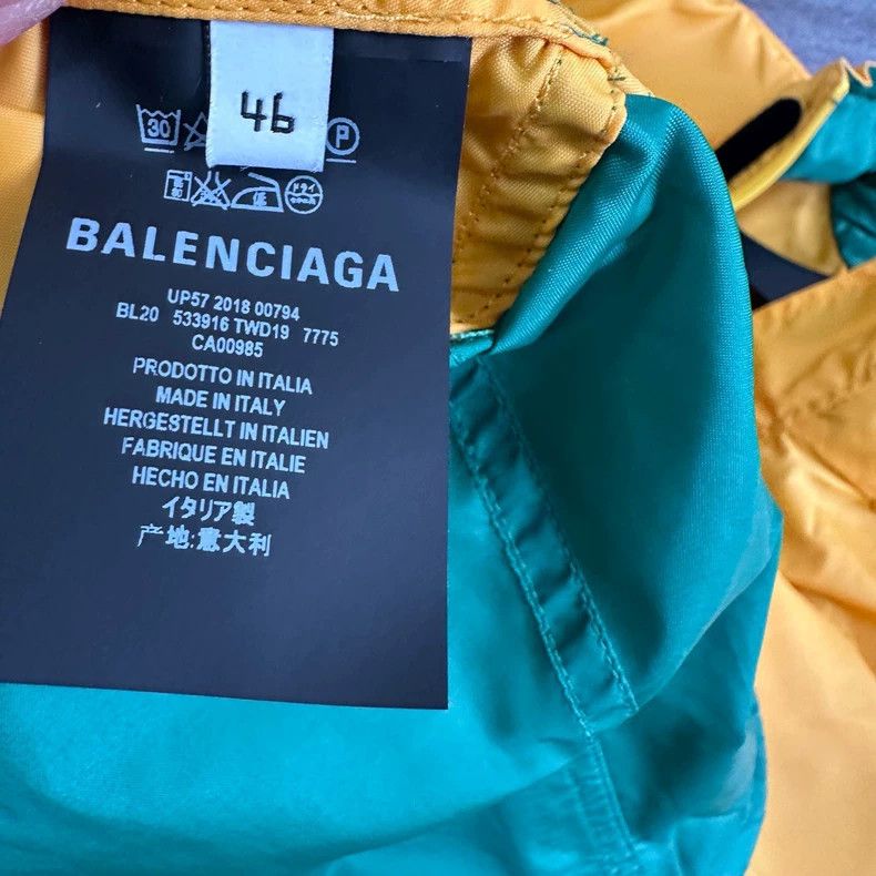 Balenciaga Colorblock Nylon Pullover Jacket Size US M / EU 48-50 / 2 - 6 Thumbnail