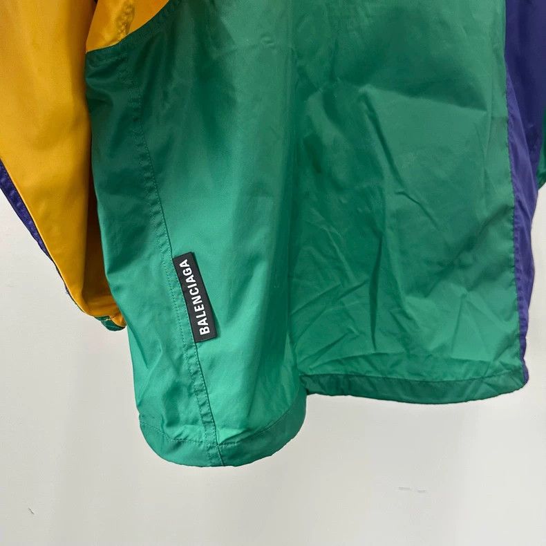 Balenciaga Colorblock Nylon Pullover Jacket Size US M / EU 48-50 / 2 - 4 Thumbnail