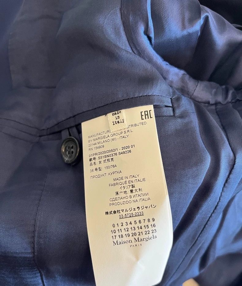 Maison Margiela Maison Margiela Suit in Navy Blue Size US XS / EU 42 / 0 - 4 Thumbnail