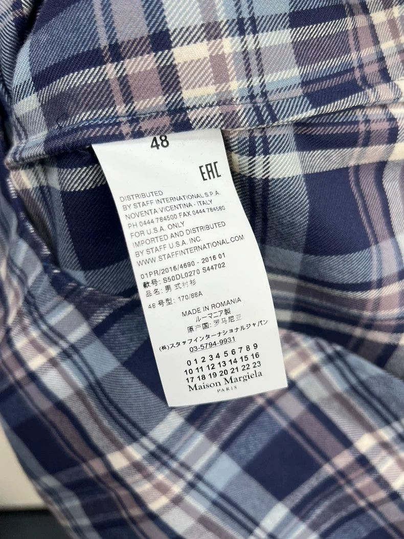 Maison Margiela Maison Margiela Plaid Shirt Jacket Size US M / EU 48-50 / 2 - 4 Thumbnail