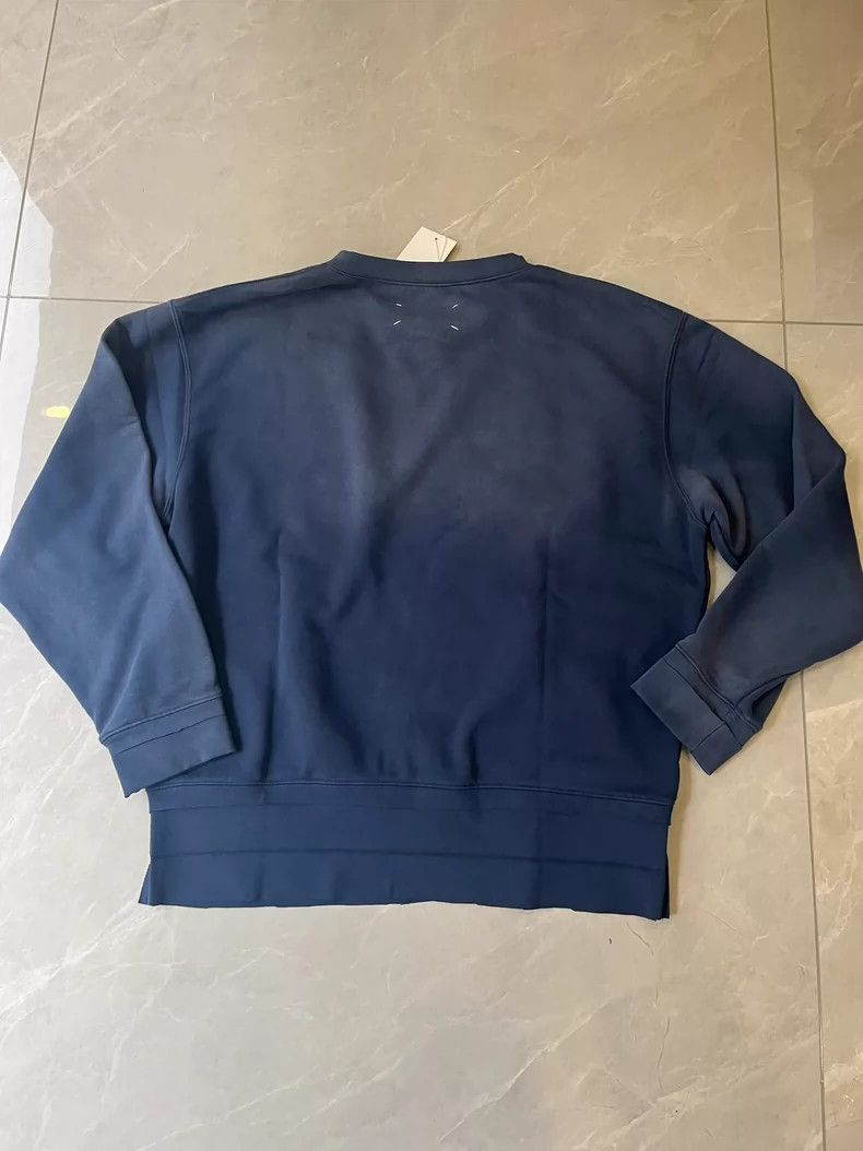 Maison Margiela Maison Margiela Blue Sweatshirt with 3D Print Size US M / EU 48-50 / 2 - 7 Thumbnail