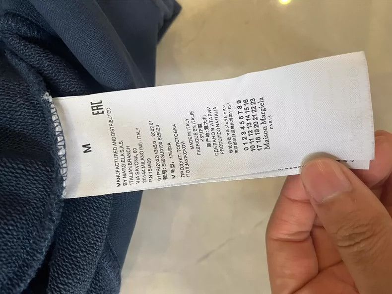 Maison Margiela Maison Margiela Blue Sweatshirt with 3D Print Size US M / EU 48-50 / 2 - 5 Thumbnail