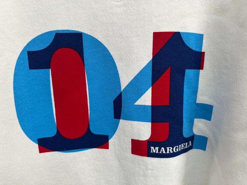 Maison Margiela Oversized White Sweatshirt