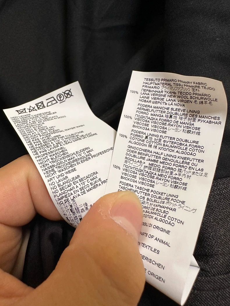 Maison Margiela Maison Margiela Wool Suit Jacket for Men Size US L / EU 52-54 / 3 - 6 Thumbnail
