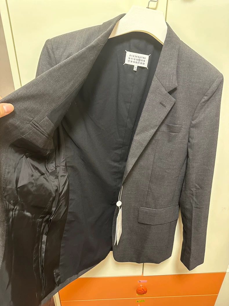 Maison Margiela Maison Margiela Wool Suit Jacket for Men Size US L / EU 52-54 / 3 - 3 Thumbnail