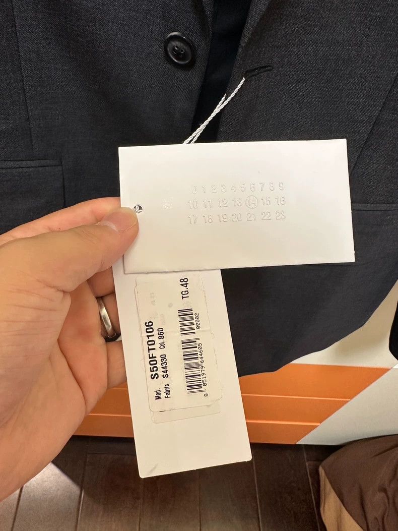 Maison Margiela Maison Margiela Wool Suit Jacket for Men Size US L / EU 52-54 / 3 - 4 Thumbnail