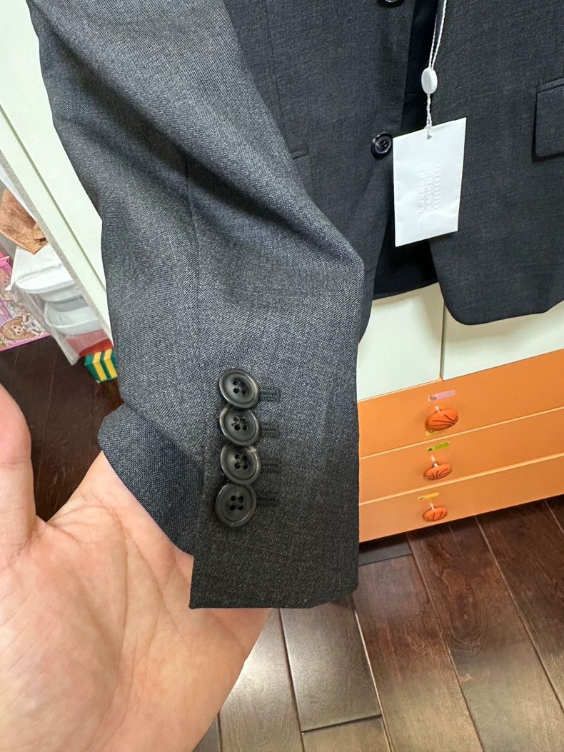 Maison Margiela Maison Margiela Wool Suit Jacket for Men Size US L / EU 52-54 / 3 - 2 Thumbnail