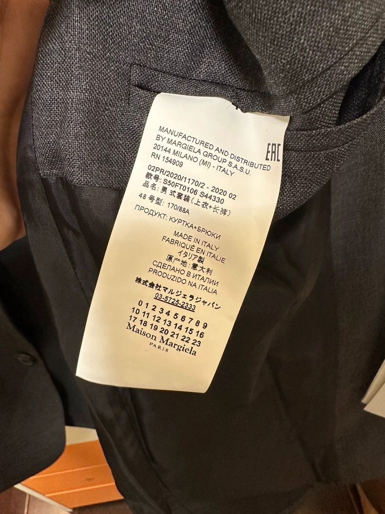 Maison Margiela Maison Margiela Wool Suit Jacket for Men Size US L / EU 52-54 / 3 - 5 Thumbnail