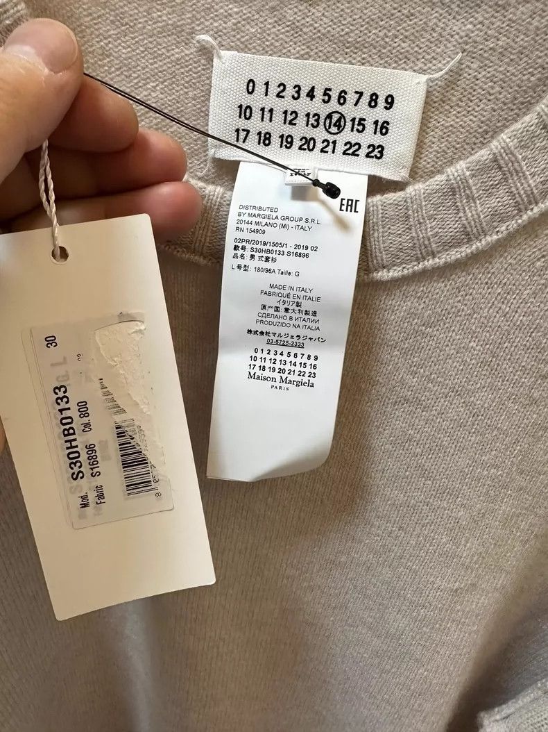 Maison Margiela New Maison Margiela Wool Sweater Size US L / EU 52-54 / 3 - 3 Thumbnail