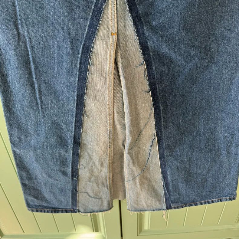 Maison Margiela Classic Blue Denim Long Skirt Size US 36 / EU 52 - 9 Thumbnail