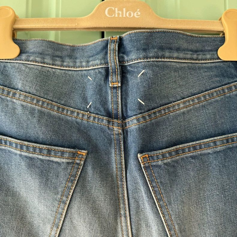 Maison Margiela Classic Blue Denim Long Skirt Size US 36 / EU 52 - 8 Thumbnail