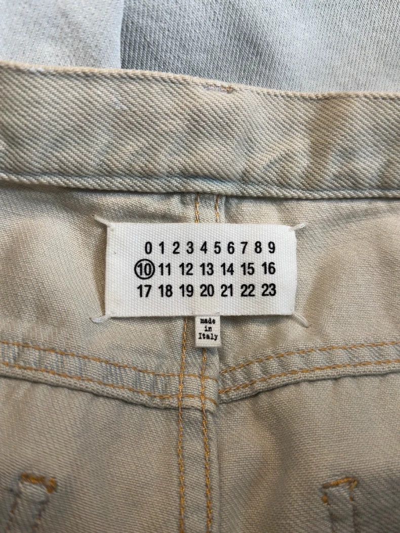 Maison Margiela Maison Margiela White Waxed Denim Pants Size US 28 / EU 44 - 5 Thumbnail