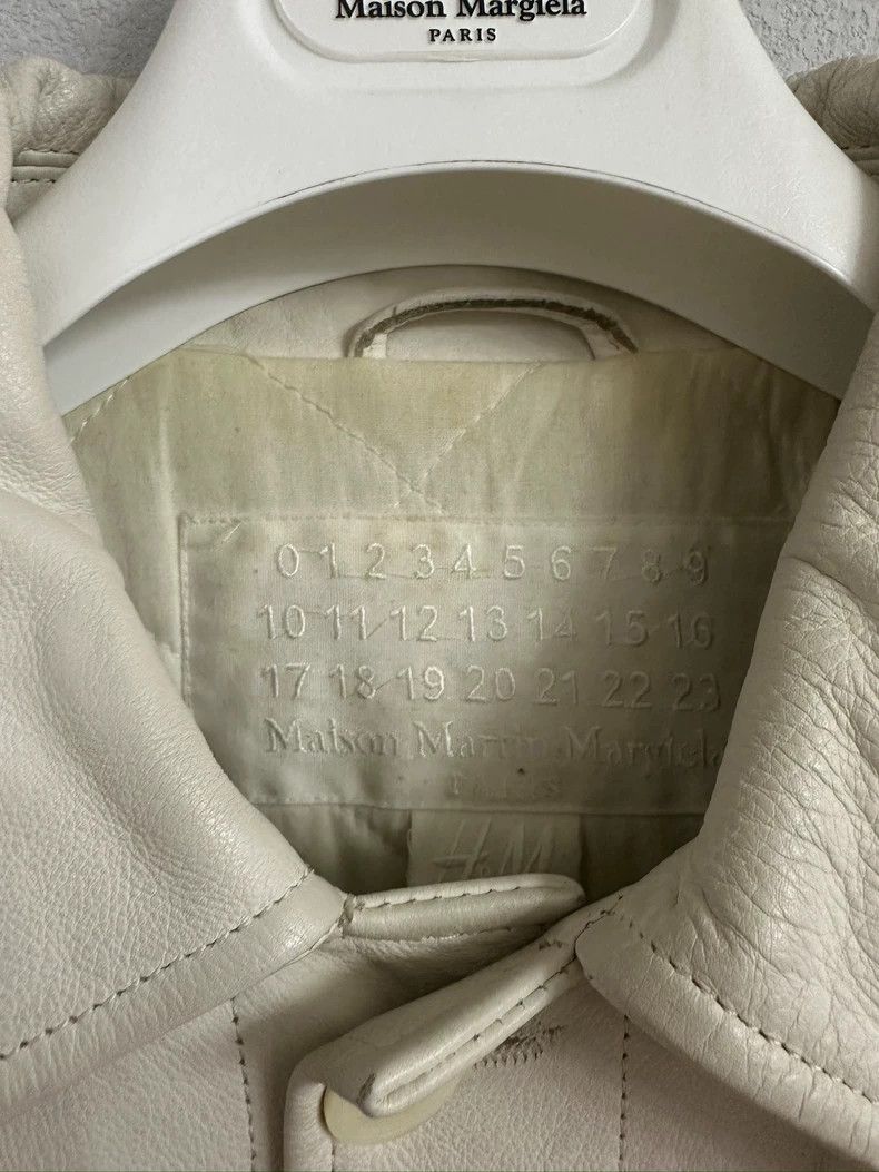 Maison Margiela White Leather Jacket by Maison Margiela Size US M / EU 48-50 / 2 - 5 Thumbnail