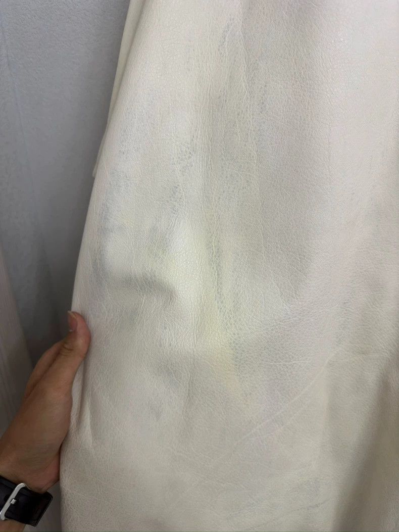 Maison Margiela White Leather Jacket by Maison Margiela Size US M / EU 48-50 / 2 - 3 Thumbnail