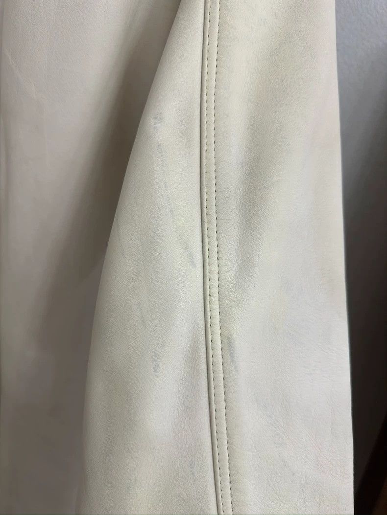 Maison Margiela White Leather Jacket by Maison Margiela Size US M / EU 48-50 / 2 - 4 Thumbnail